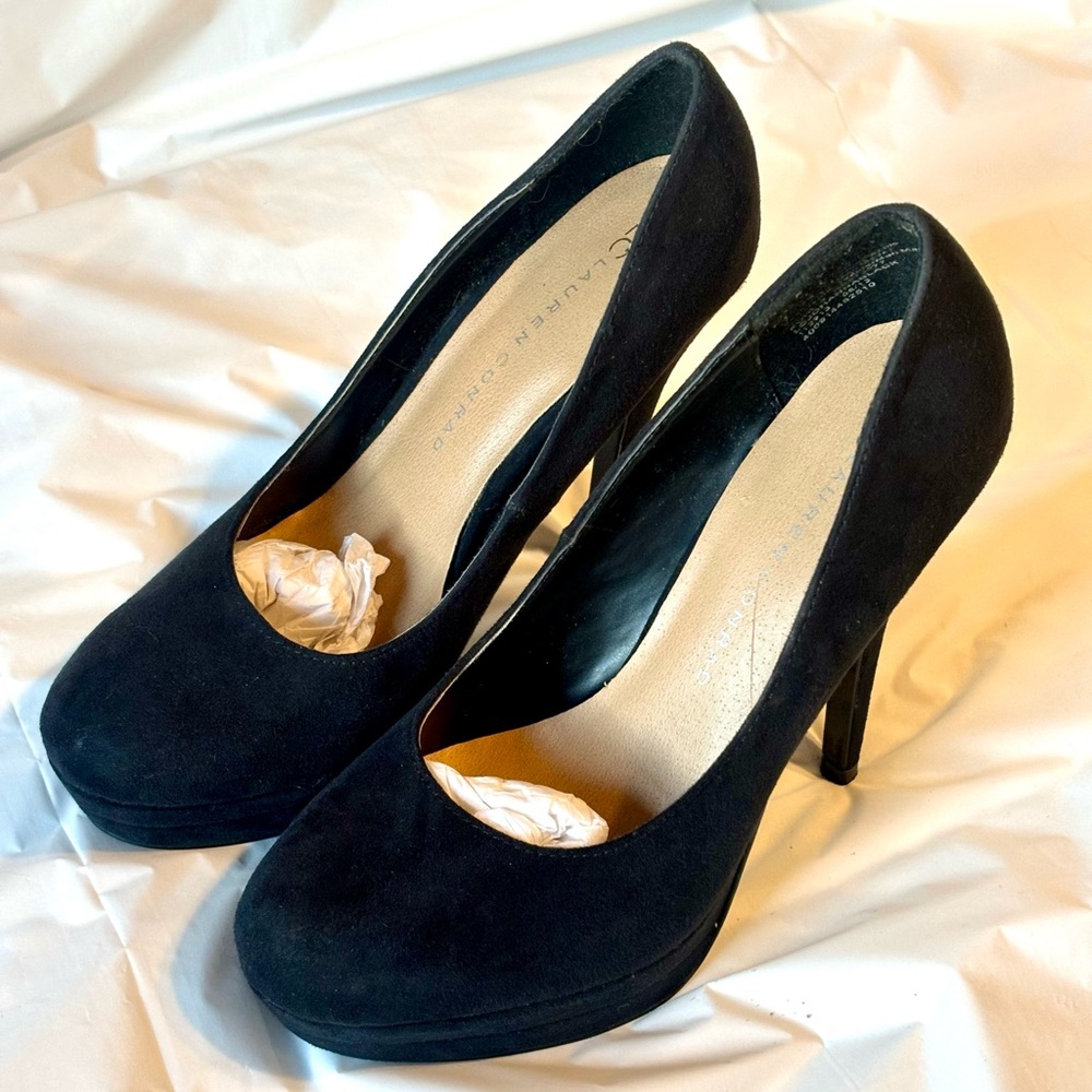 ✨Lauren Conrad LC Johanna | Women’s Size 6 | Black 4.5" Platform Heels✨